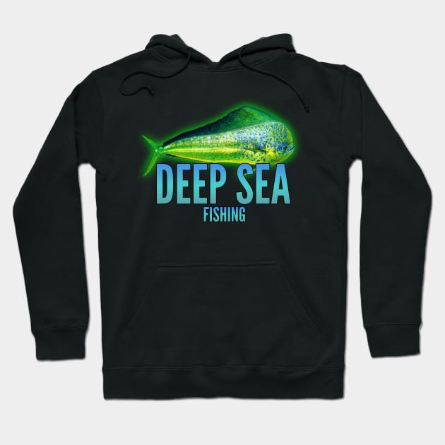 Deep sea fishing designs Hoodie by Coreoceanart